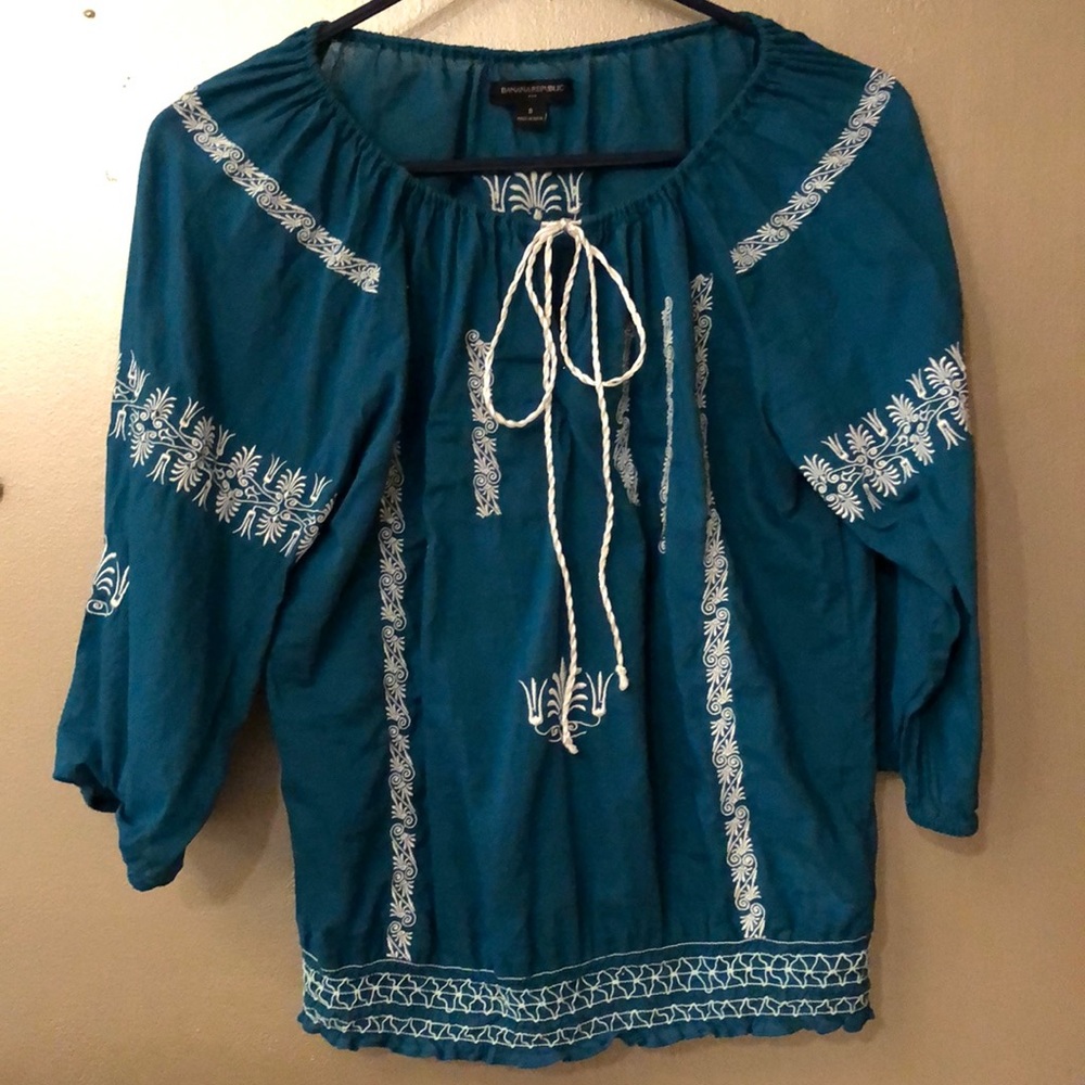 Blue Banana Republic blouse